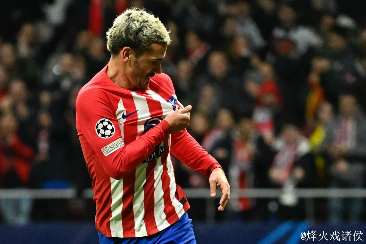 西蒙尼：格列兹曼进球后，我双手指天感谢他的天赋